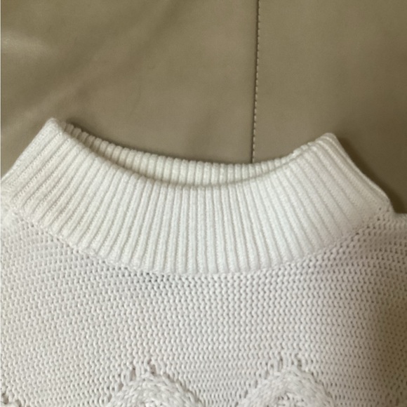 Vintage Style Tommy Hilfiger Pink Ombre Cable Chunky Sweater L - Picture 4 of 7